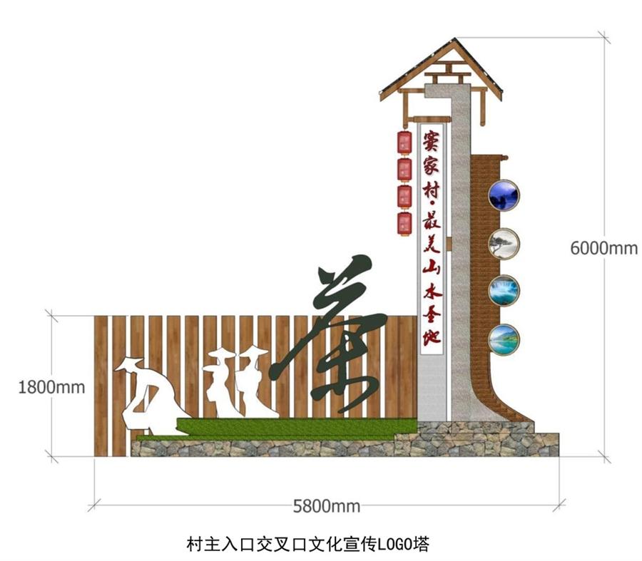【標識設(shè)計】美麗村居建設(shè)的亮麗風(fēng)景線(圖1)